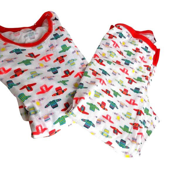 Old Navy Sweater Weather Thermal Pajama Set Size XXL - Picture 2 of 8